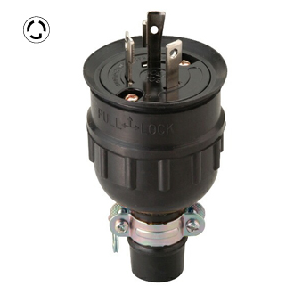 Phích cắm cao su chấu khóa Meikosha MH2577