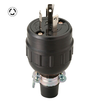 Phích cắm cao su chấu khóa Meikosha MH2578