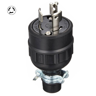 Phích cắm cao su chấu khóa Meikosha MH2583