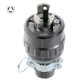 Phích cắm cao su chấu khóa Meikosha MH2589