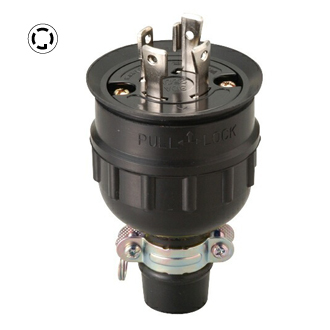 Phích cắm cao su chấu khóa Meikosha MH2594