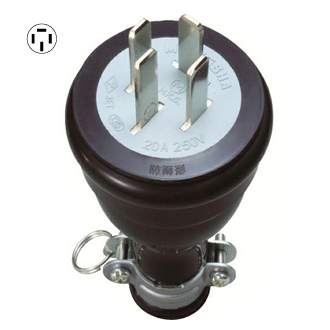 Phích cắm cao su Meikosha MP2520