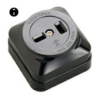 Ổ cắm gắn nổi Meikosha MR2747