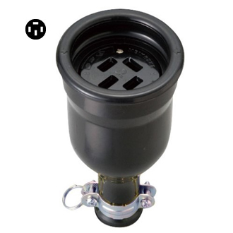 Ổ cắm nối cao su Meikosha MC2615