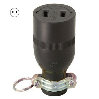Ổ cắm nối cao su Meikosha MC2616