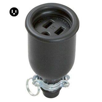 Ổ cắm nối cao su Meikosha ME2625