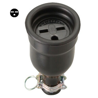 Ổ cắm nối cao su Meikosha ME2628-N
